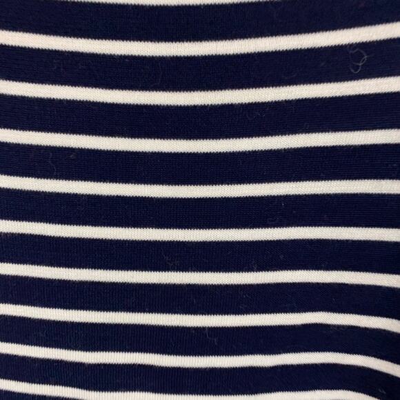 Lauren Ralph Lauren Striped Boat Neck Sweater Sz  Medium Preppy Cottage - Picture 7 of 8